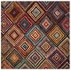 preview thumbnail 4 of 13, SAFAVIEH Aruba Magdalene Boho Abstract Rug 6'7" Square - Multi - Square
