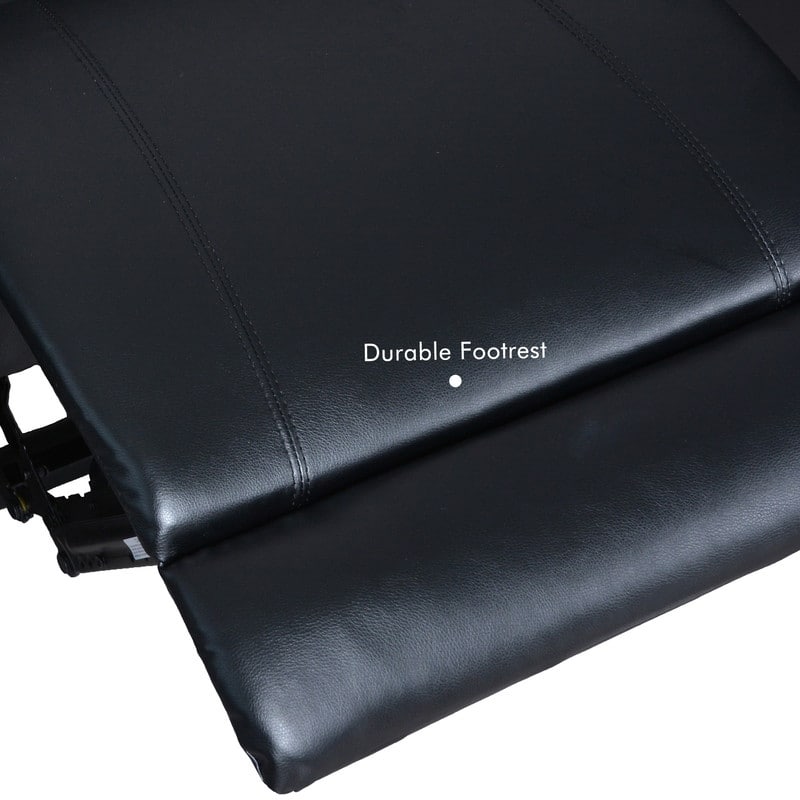 119''W 7-Seat Faux Leather Manual Recliner Large Sectional Reclining Sofa