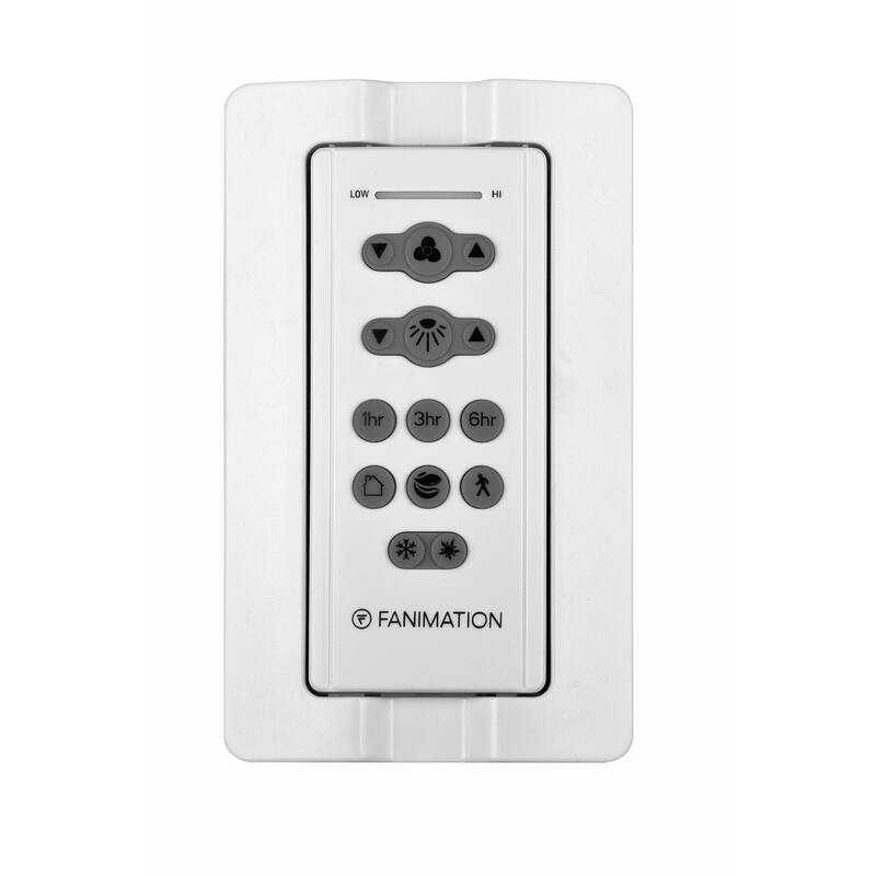 Fanimation GlideAire 52 inch Indoor/Outdoor Smart Ceiling Fan with Remote - Brushed Nickel