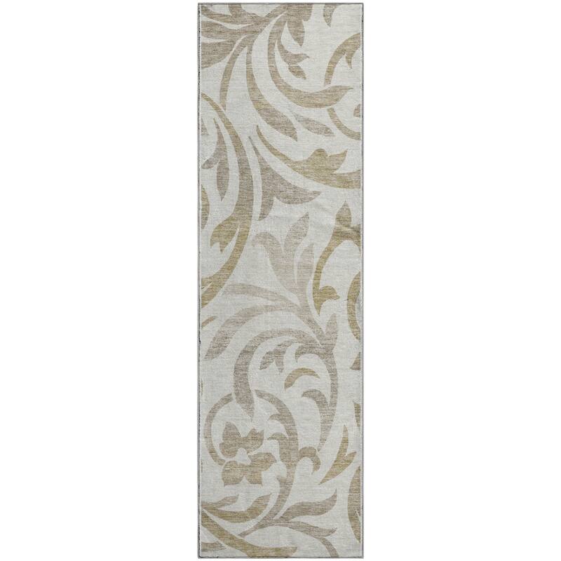 Premium Washable Super Soft Contempory Scroll Mayfield Rug