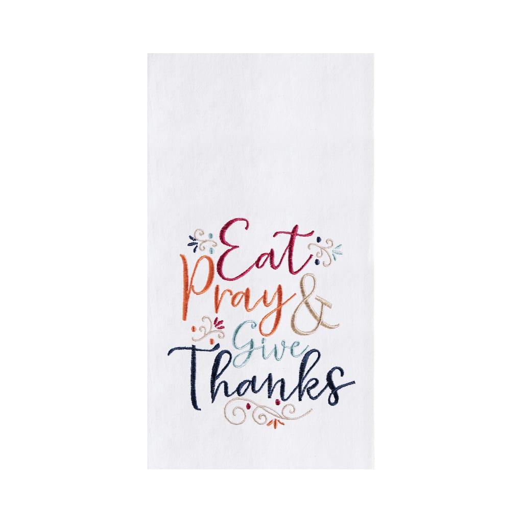 Eat Pray & Give Thanks Towel