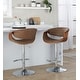 preview thumbnail 28 of 70, Carson Carrington Kanteborg Adjustable Bar Stool with Rounded T Footrest (Set of 2)