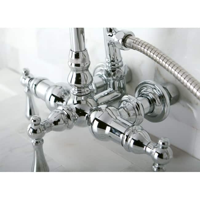 Kingston Brass Vintage Wall Mounted Clawfoot Tub Filler with Personal
