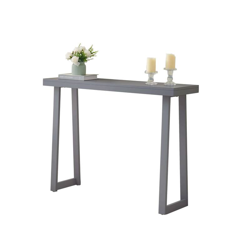 Claude Collection Wood 44" Modern Console Table with Shelf