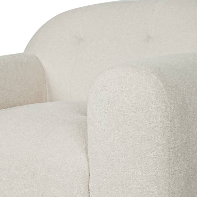 Melrose Textured Boucle Club Chair by Christopher Knight Home