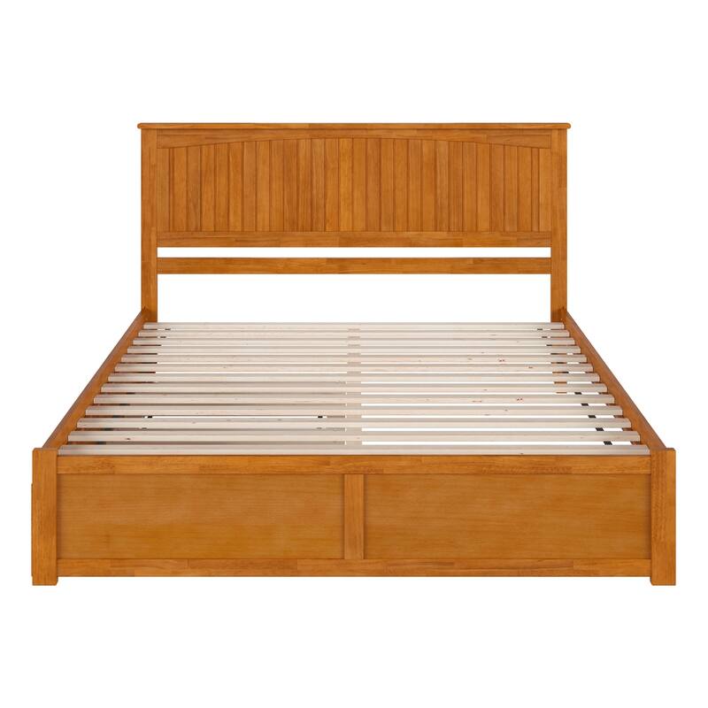 Nantucket Bed with Footboard and Twin Extra Long Trundle