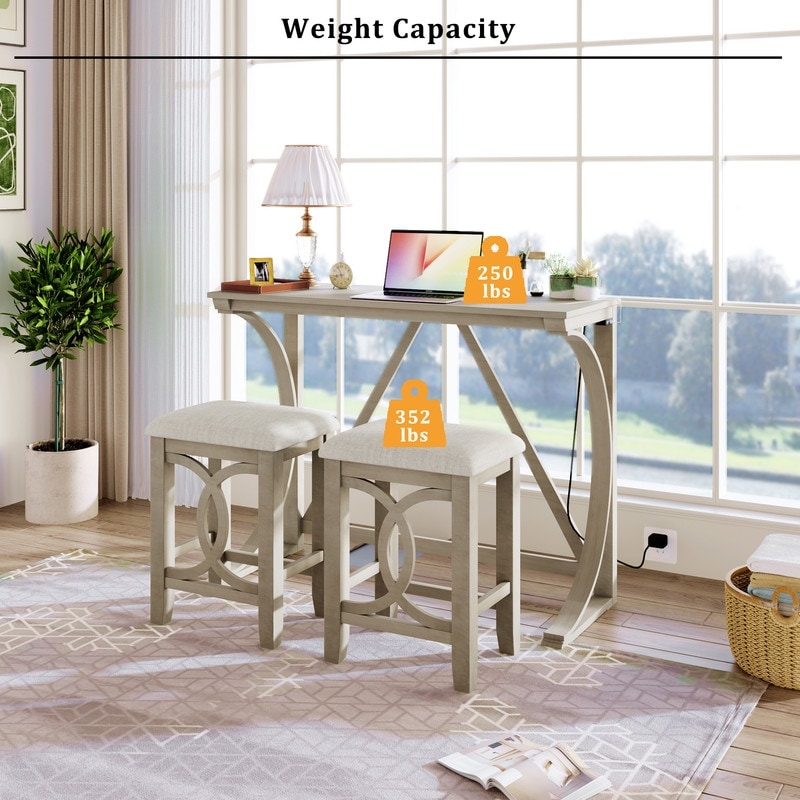 Bar type dining clearance set
