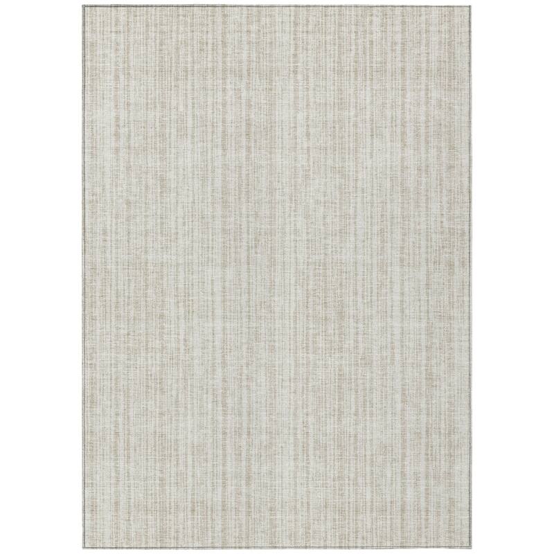 HomeRoots Striped Transitional Rectangle Outdoor Rug