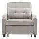 preview thumbnail 6 of 8, Chair Bed, Sleeper Sofa Chair Bed 3 in 1, Adjustable Recliner,Armchair, Sofa, Bed, Linen