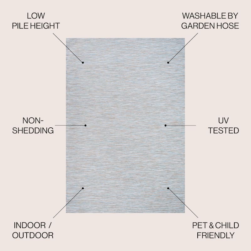 JONATHAN Y Bo Modern Flatweave Solid Area Rug