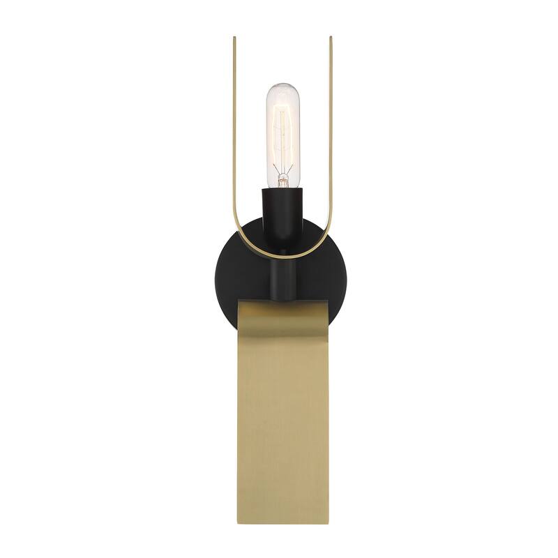 Designers Fountain D263M-2WS U Turn 2 Light 18" Tall Wall Sconce - Matte Black
