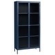 preview thumbnail 18 of 18, Rye Studio Brianne Metal & Glass 75" Display Cabinet
