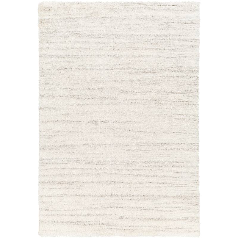 Livabliss Cloudy Heathered Solid Plush Area Rug