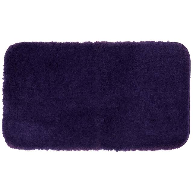 Mohawk Pure Perfection Solid Patterned Bath Rug - 2' x 3'4" - Purple