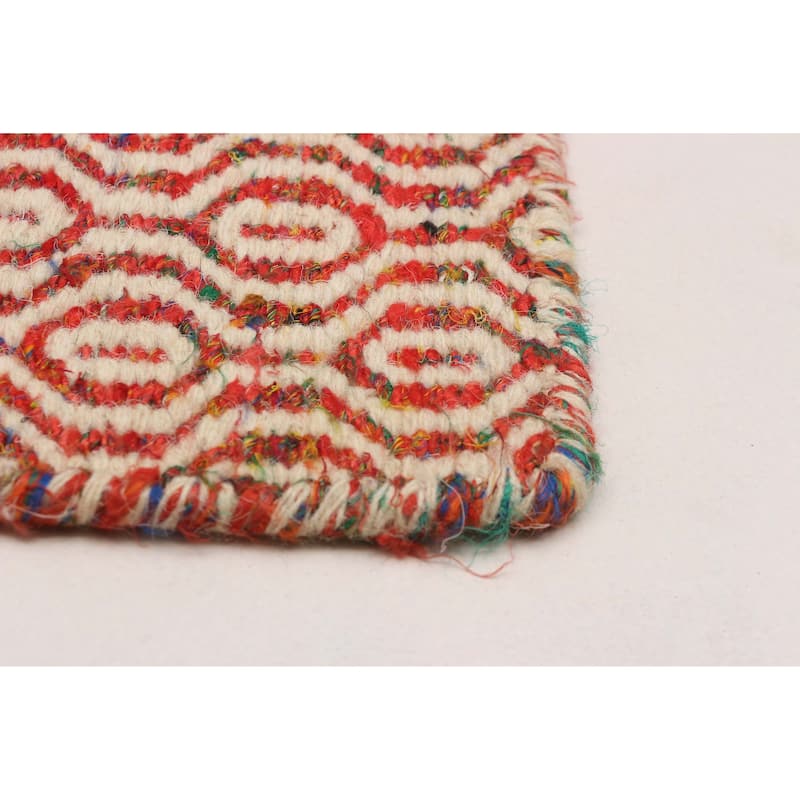 Nevada Red Kilim 5'1" x 7'3" - 5'1 x 7'3