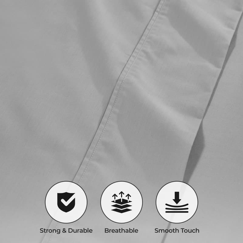 Superior Solid 1000-Thread Count Cotton Blend Deep Pocket Sheet Set