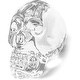 preview thumbnail 1 of 6, Juvale Crystal Skull, Glass Home Decor (2 x 3.4 x 3.4 in)