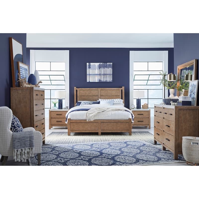 Magnussen Home Plum Creek Sierra Brown Drawer Nightstand