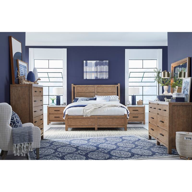 Magnussen Home Plum Creek Sierra Brown Panel Bed