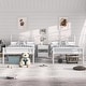 preview thumbnail 2 of 21, VECELO Modern Twin Size Metal Kids Bed Frame Without Box Spring, Twin Size Bed Set of 2 White