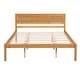 preview thumbnail 7 of 7, Classic Platform Bed Frame Wood Queen Bed with Headboard, Solid Wood Queen Size Platform Bed Frame, No Box Spring Needed