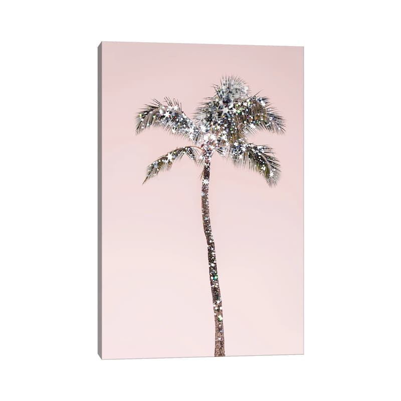 iCanvas "Glitter Palm Tree" by Ruby and B Canvas Print