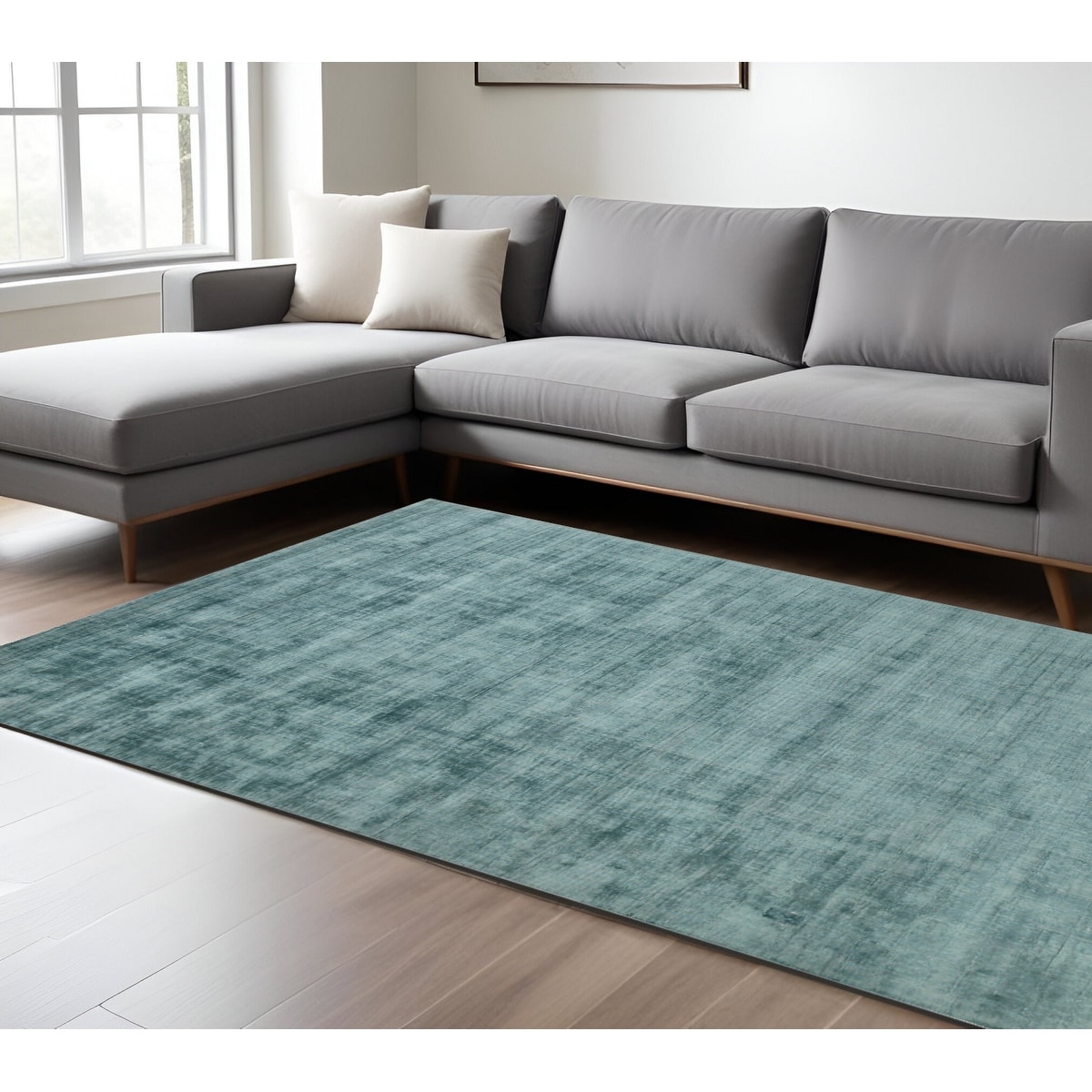 HomeRoots Reme Abstract Transitional Rectangle Area Rug
