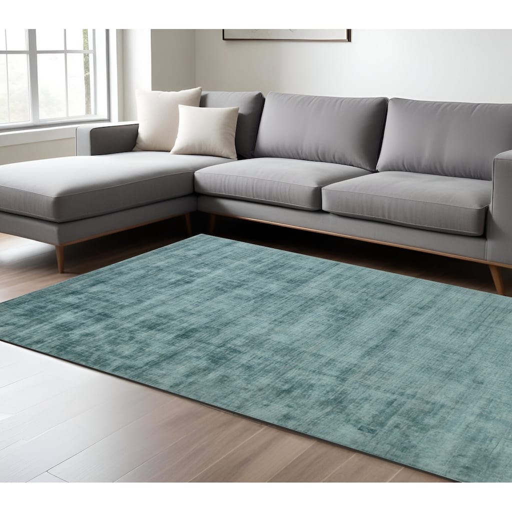 HomeRoots Abstract Transitional Rectangle Area Rug