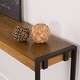 preview thumbnail 13 of 55, SEI Furniture Macen Modern Narrow Industrial Console Table