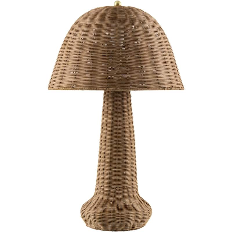 Livabliss Ripa Traditional Accent Table Lamp - Dark Brown
