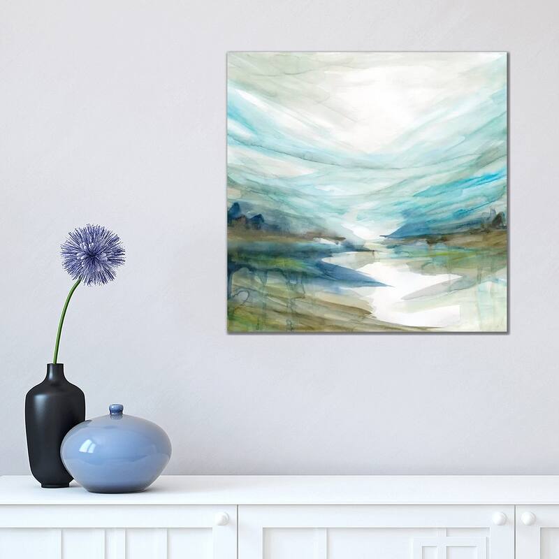 iCanvas "Soft River Reflection" by Carol Robinson Canvas Print - 18x18x1.5