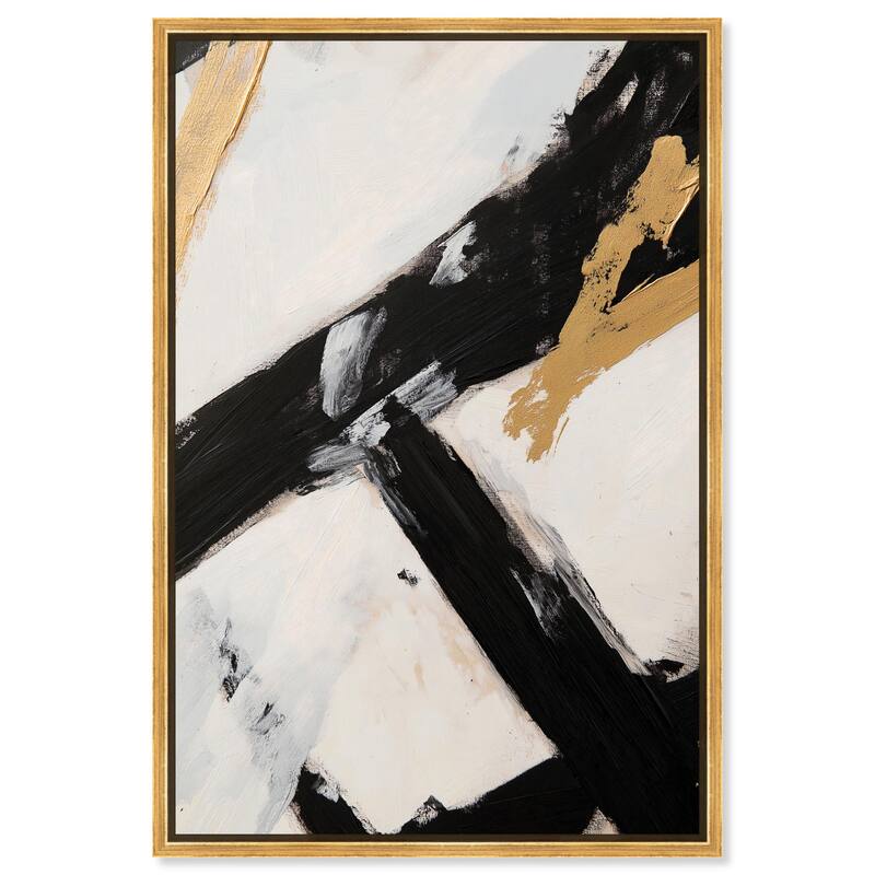 Dichotomy II Canvas by Art Remedy - Gold - 10" x 15"