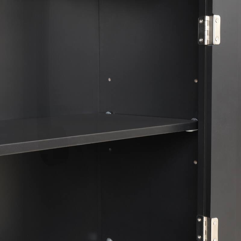 Versatile Freestanding Bathroom Cabinet with Multiple Features for Storage