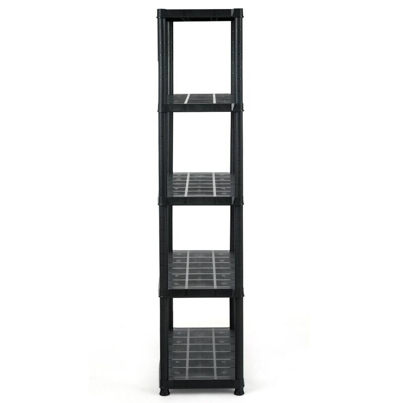 Multi-Tier Open Shelf Rack with Heavy Duty Load Capacity for Home - 33.5"L X 16"W X 73"H
