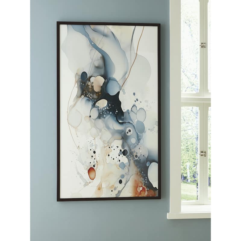 Signature Design by Ashley Foxenburg White/Blue Wall Art