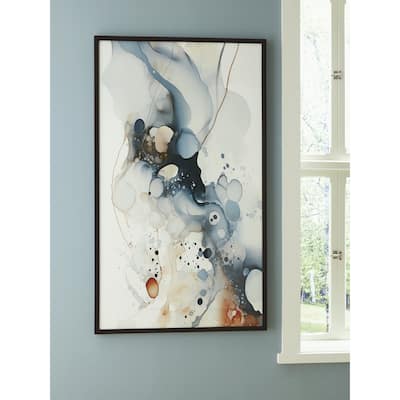 Signature Design by Ashley Foxenburg White/Blue Wall Art