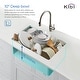 preview thumbnail 3 of 12, Handcrafted Single-bowl 16-gauge Stainless Steel Undermount Sink Set