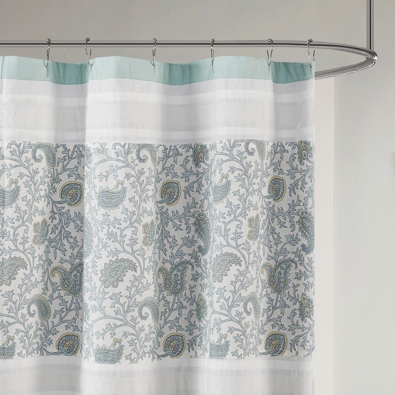 Madison Park Dawn Cotton Shower Curtain