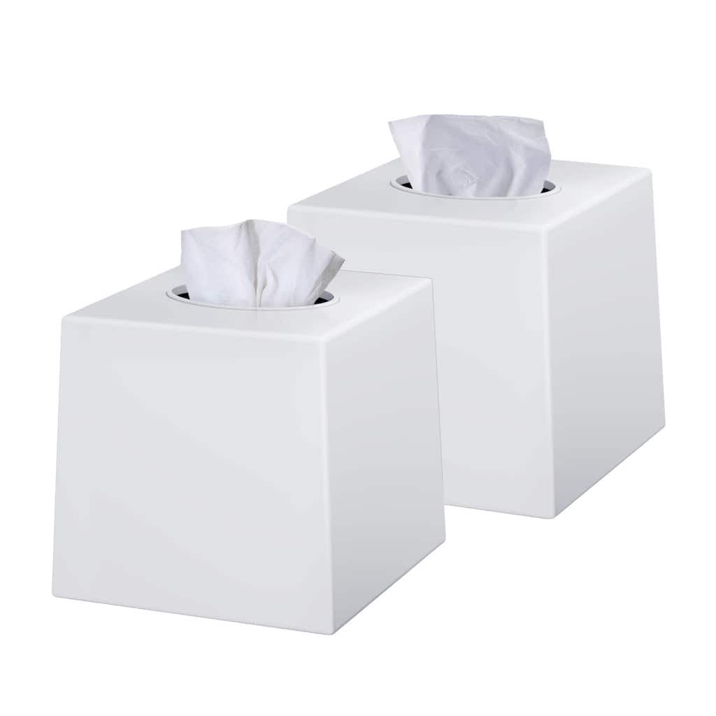 Creative Scents 2 Pack Square Tissue Box Cover
