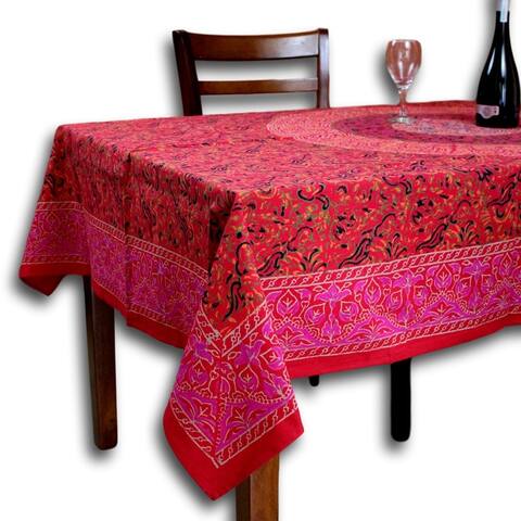 Sanganer Cotton Floral Tablecloth Collection
