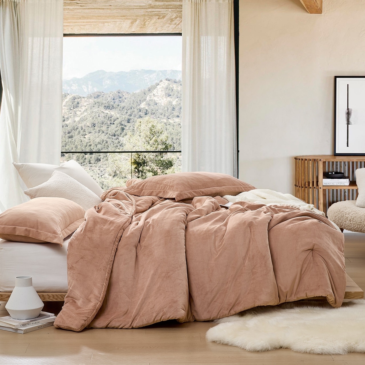 Softer Than Soft - Coma Inducer® Oversized Comforter Set - Cork