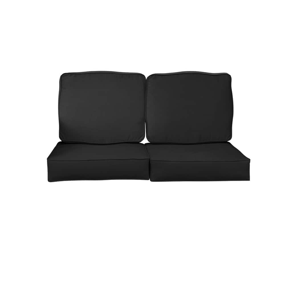 Sorra Home Sunbrella Outdoor Loveseat Cushion Set
