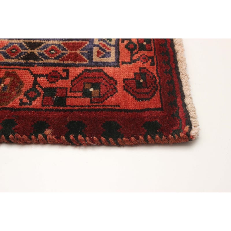 ECARPETGALLERY Hand-knotted Konya Anatolian Red Wool Rug - 3'4 x 10'11