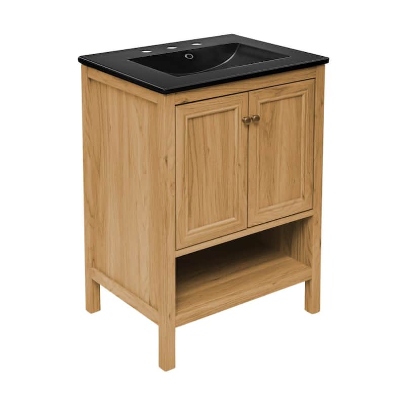 Swiss Madison SM-BV240-3MB Chateau 24" Free Standing Single Basin