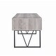 preview thumbnail 11 of 19, Analiese Industrial Antique Writing Desk