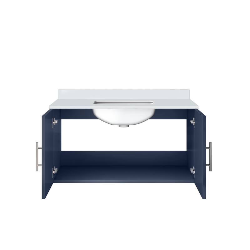 Geneva Bath Vanity with Quartz Top & Sink