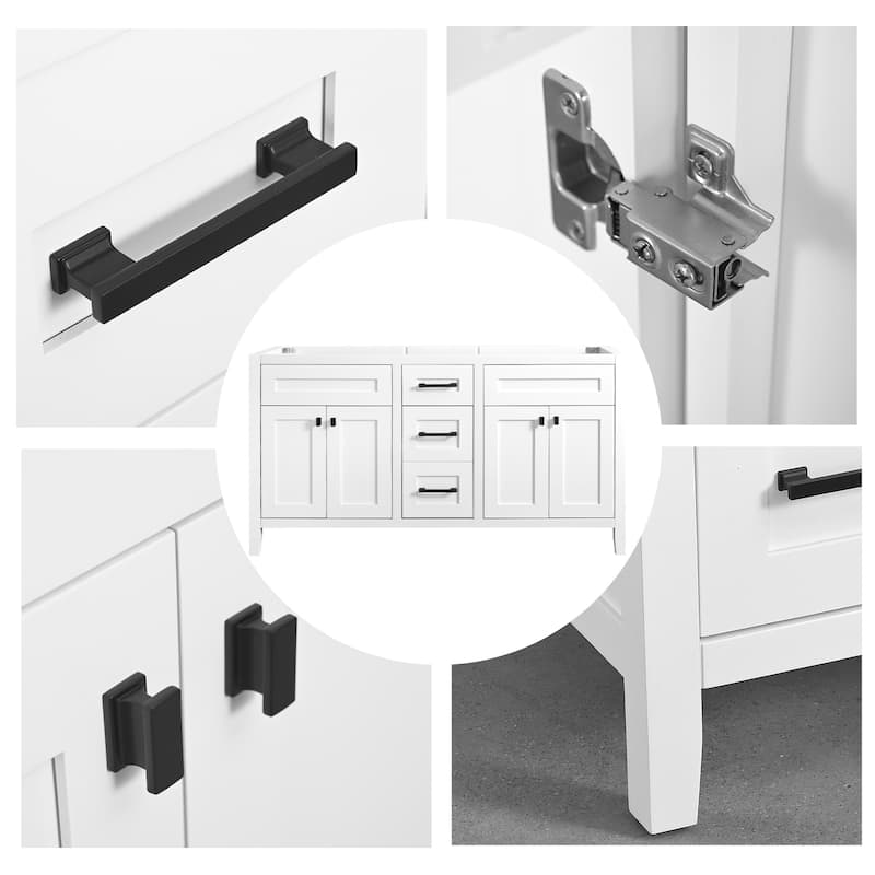 Nephelily 48" 60" 72" Bathoom Vanity Base Only, Easy-to-Install