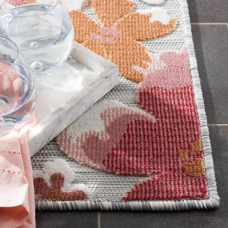 SAFAVIEH Cabana Evtimiya Indoor/ Outdoor Waterproof Transitional Rug