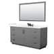 Option Dark Gray, Black Trim, Giotto Quartz Top