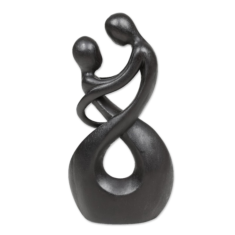 Novica Handmade Staring At You Wood Sculpture